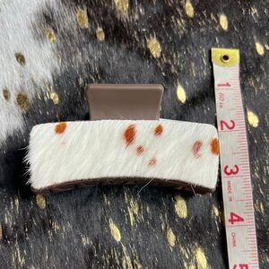 Real Cowhide Claw Clip.